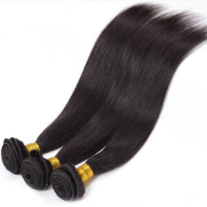 Tissage Noir Lisse - Élégance et Simplicité Naturelle
