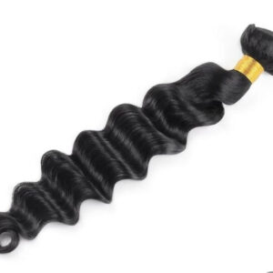 Tissage Noir Ondulé en Vague - Volume et Glamour Naturel