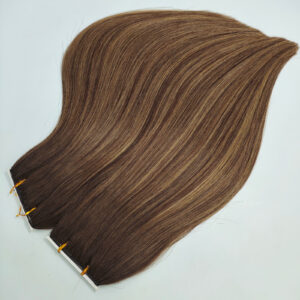 FEATHER WEFT LISSE – BRUN CLAIR MÉCHÉ