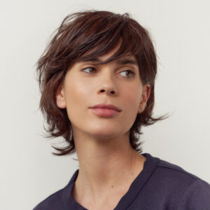 Perruque Nathalie Mixte, fibre mixte moovie curl